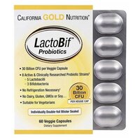 California Gold Nutrition LactoBif капс., 30 млрд КОЕ, 130 г, 60 шт., нейтральный, 1 уп.