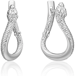 Серьги из серебра 925 пробы 02-4664-00-000-0200-68 PLATINA jewelry