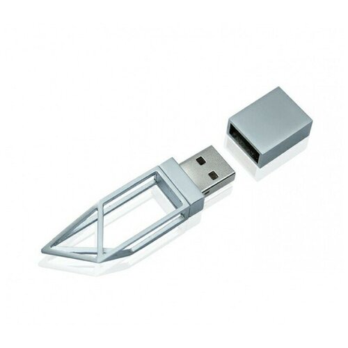 Подарочный USB-накопитель геометрия серебро 16GB подарочный usb накопитель геометрия серебро 4gb