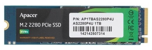 SSD Apacer AS2280P4U 1 Тб AP1TBAS2280P4U-1