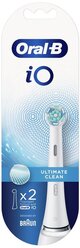 Набор насадок Oral-B iO Ultimate Clean для электрической щетки, белый, 2 шт.