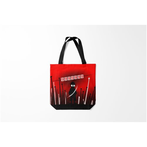 фото Сумка-шоппер / 40х40 см / геймерам / undertale undertale. burnettie