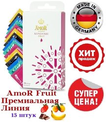 Немецкие презервативы Amor Premium ароматизированные, ультратонкие