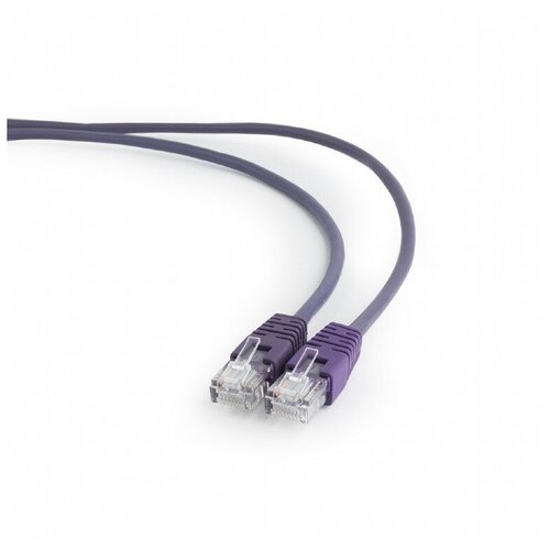 Сетевой кабель Gembird Cablexpert UTP cat.5e 5m Violet PP12-5M/V сетевой кабель gembird cablexpert utp cat 5e 1 5m red pp12 1 5m r
