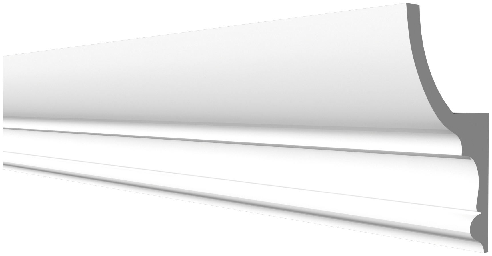 Профиль Decor-Dizayn DD507 Белая Лепнина Д2000хВ100хТ55 / Декор Дизайн.