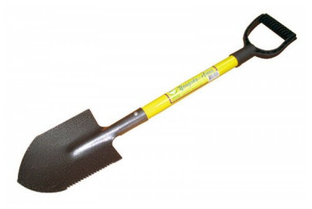 Лопата автомобильная, L = 85 см, металлический черенок, с ручкой