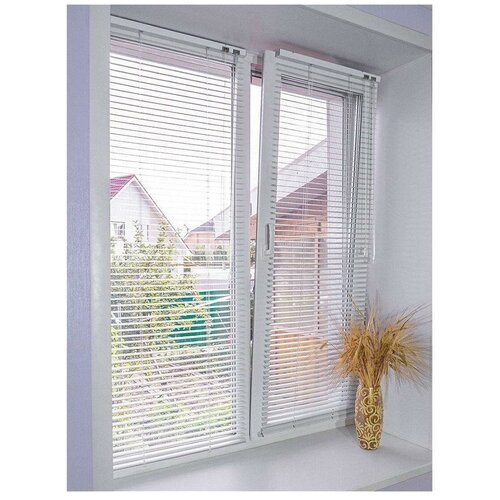 Горизонтальные жалюзи 85 см (Ш) 160 см (В), алюминиевые, управление слева