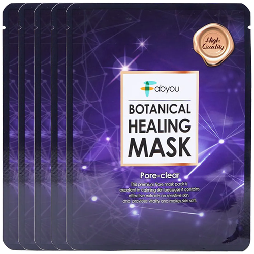 Маска тканевая от расширенных пор Eyenlip Fabyou Botanical Healing Mask Pack Pore-clear, 23 мл - 5 шт