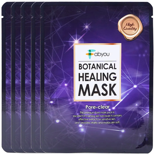 Маска тканевая от расширенных пор Eyenlip Fabyou Botanical Healing Mask Pack Pore-clear, 23 мл - 5 шт (СГ до 08/2023г.)