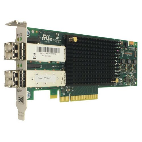 Контроллер LSI Emulex LPe32002-M2 HBA Dual Port 32Gb Fibre Channel HBA (LPE32002-M2)