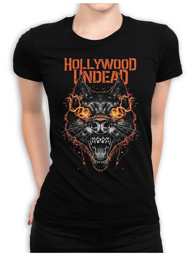 Футболка DreamShirts Hollywood Undead Женская Черная 