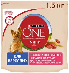 Лучшие Корма Purina ONE для собак маленьких пород