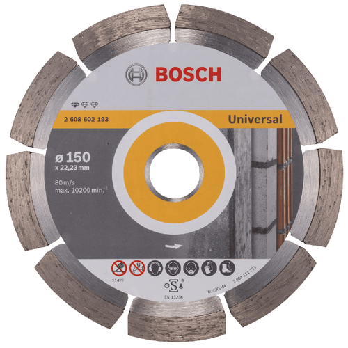 Диск алмазный универсальный 150 х 22 мм Bosch 2608602193