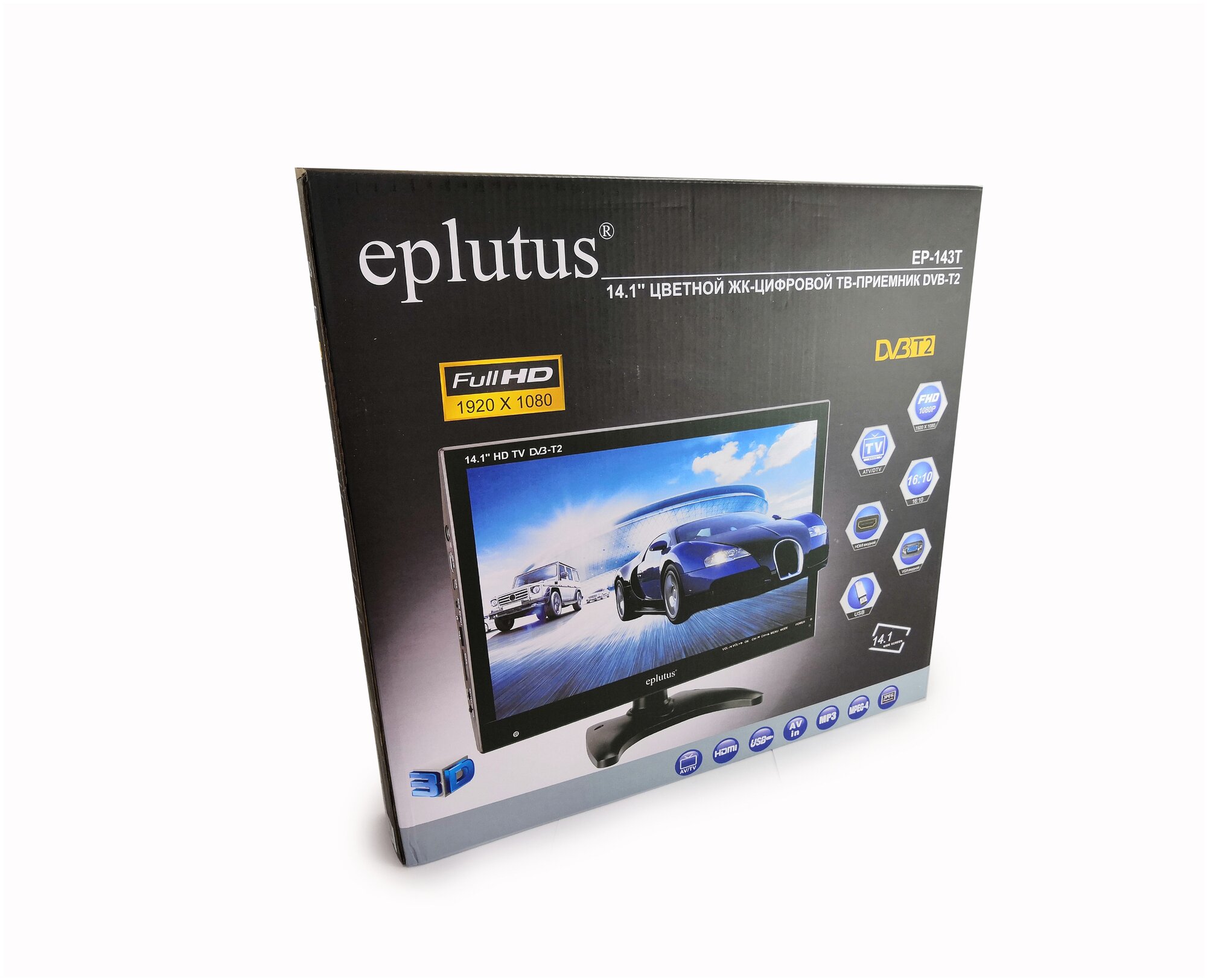 Автомобильный телевизор Eplutus EP-143T
