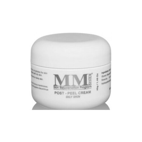 Крем для лица и шеи после пилинга для жирной кожи Mene &Moy System Post Peel Crеam for Oily Skin, 40 г