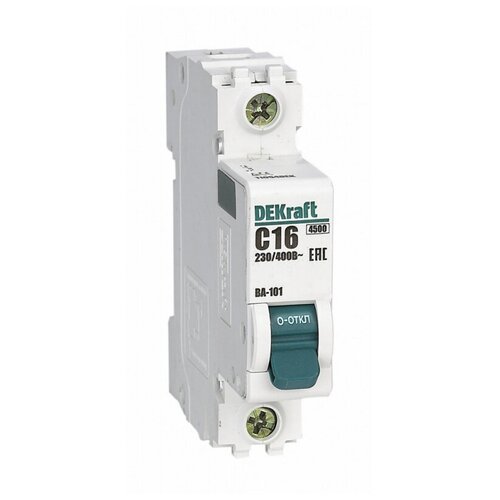 Выключатель автоматический модульный 1п B 1А 4.5кА ВА-101 SchE, SCHNEIDER ELECTRIC 11001DEK (1 шт.)