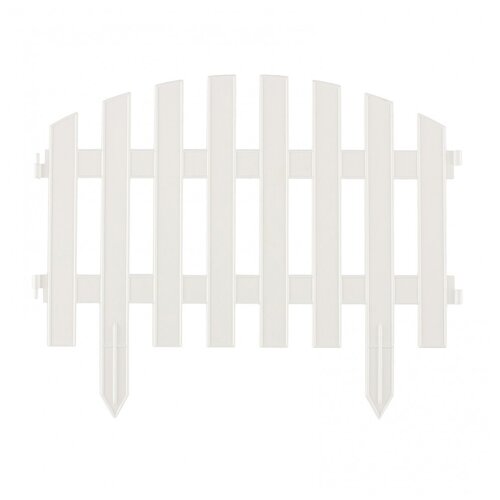 Забор декоративный PALISAD Винтаж, 3 х 0.36 х 0.28 м, белый