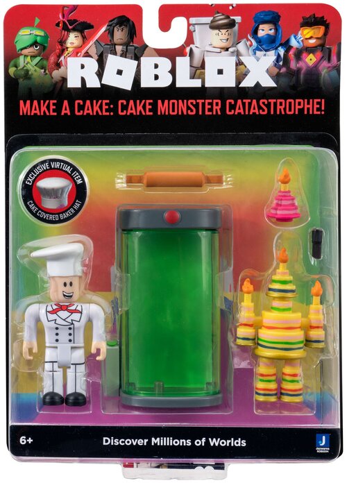 Roblox - Фигурки 2шт Make a Cake: Cake Monster Catastrophe! с аксессуарами