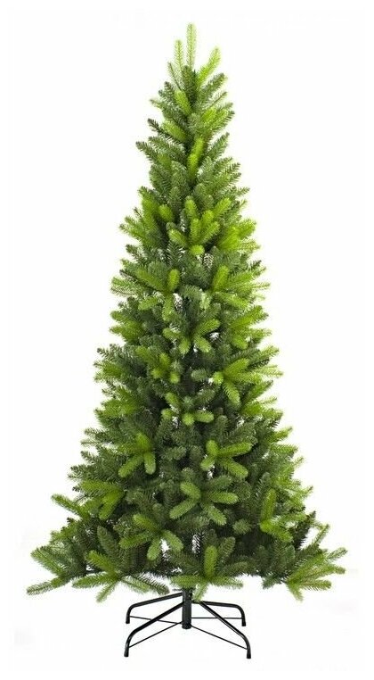 Искусственная ель "Юта" слим (хвоя - литье РЕ+PVC), зелёная, A Perfect Christmas