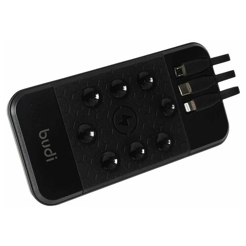 Портативный аккумулятор 10000 мАч с присосками 3 выхода для зарядки 169900₽