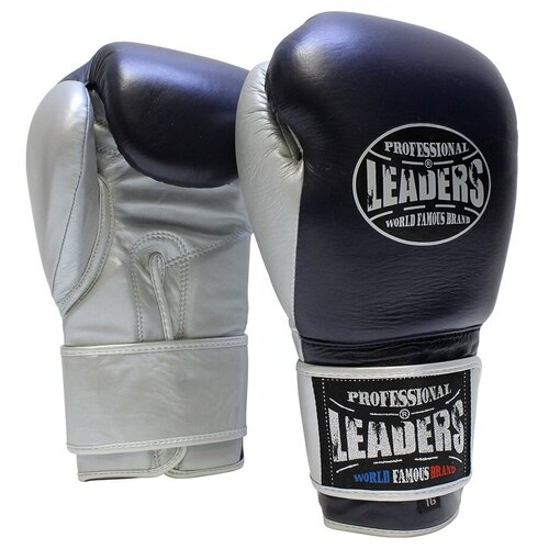 Перчатки боксерские LEADERS ULTRA BL/SIL (16 oz)