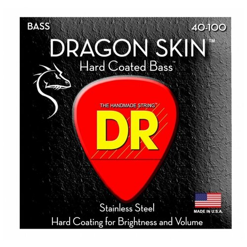 фото Dr strings dsb-40 dragon skin струны для бас-гитары