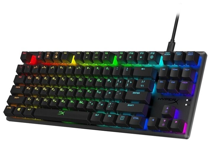 Клавиатура HyperX Alloy Origins Core TKL черный 4p5p2axacb