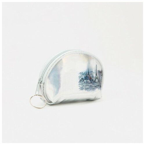 фото Кошелёк на молнии, цвет белый