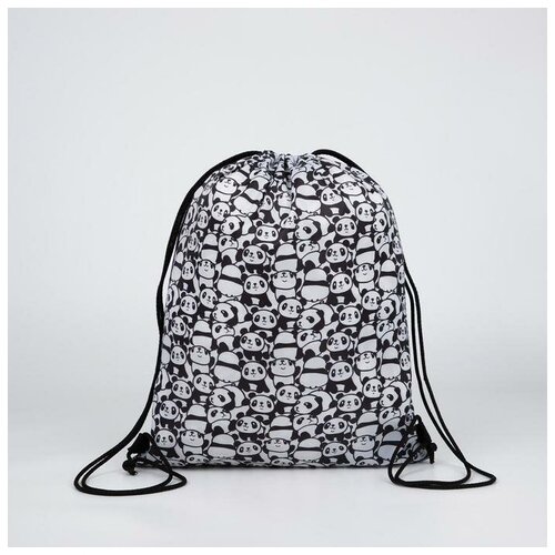 One Day Мешок для обуви на шнурке цвет чёрныйбелый 474₽