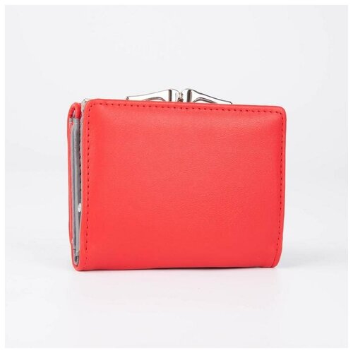 фото Кошелёк на кнопке, цвет красный подарки с харизмой