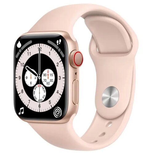 Умные часы М7 PLUSзолотоFSNдинамик и микрофон сердечный ритмгеолокацияголосовой помощникизмерение кислорода в кровиартериальное давление 250000₽