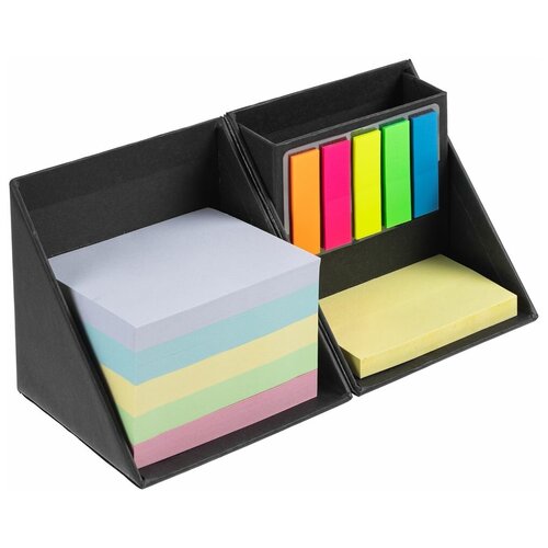 Настольный набор со стикерами Mnemonic, черный