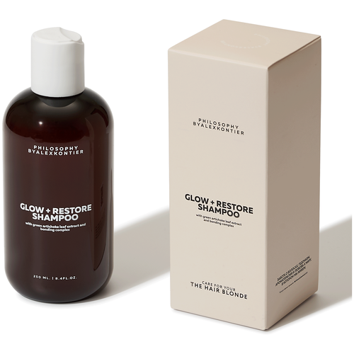 PHILOSOPHY by Alex Kontier / Glow + Restore Shampoo Бондинг шампунь для блеска и реконструкции 250 мл