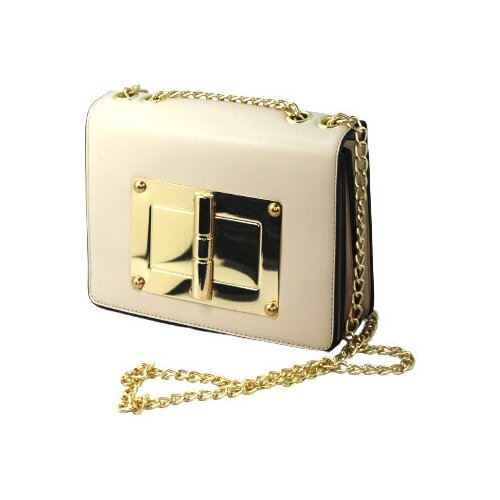 фото Сумка , фактура гладкая, бежевый мативикс