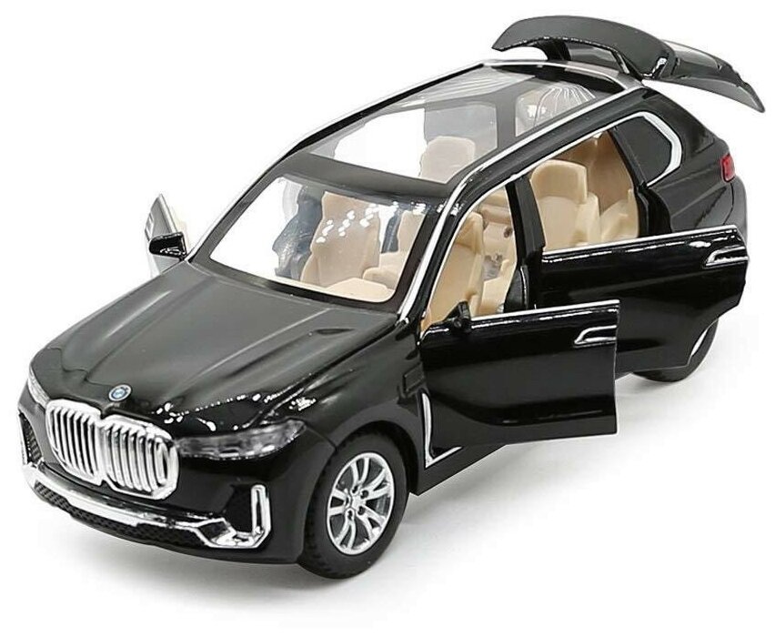 Коллекционная модель BMW X7 1:24 ( металл, свет, звук)