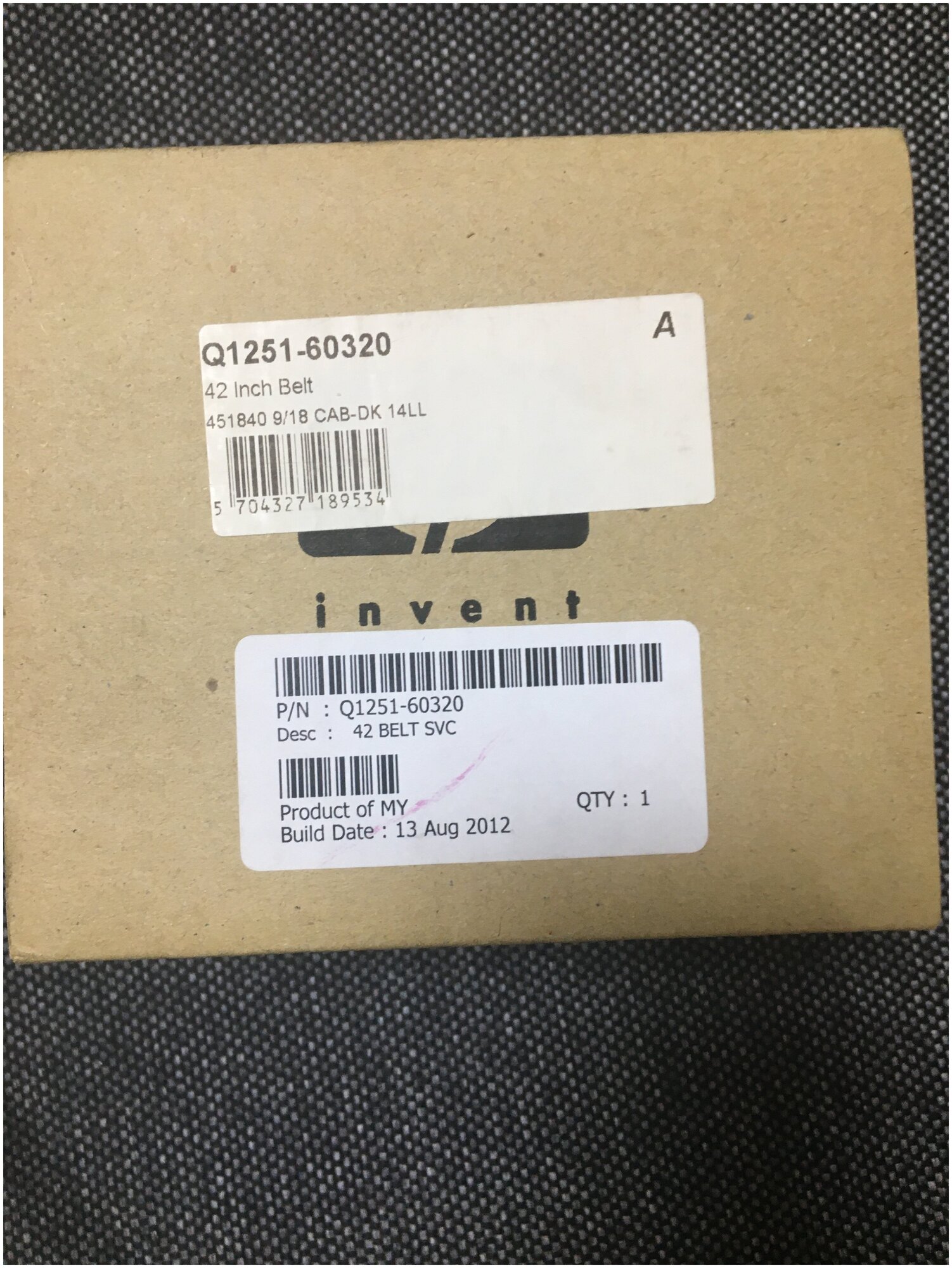 Ремень каретки плотера HP DJ 5000/5500 (42