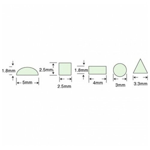 Набор надфилей ProsKit 8PK-605A набор надфилей proskit 5 шт 8pk 605l