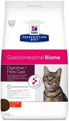 Сухой корм для кошек Hill's Prescription Diet Gastrointestinal Biome Digestive/Fiber Care, при проблемах с ЖКТ, с курицей 1.5 кг