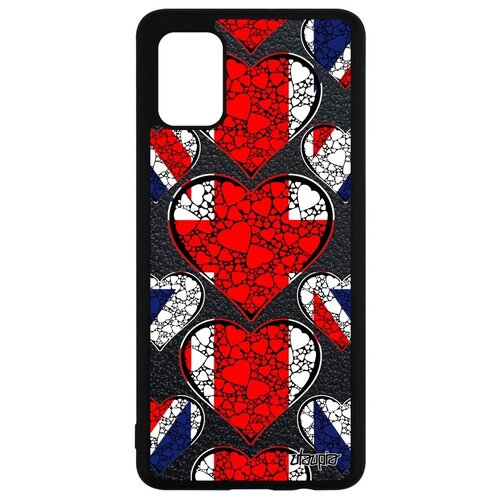 фото Новый чехол на // samsung galaxy a51 // "флаг английский с сердцем" стиль любовь, utaupia, цветной