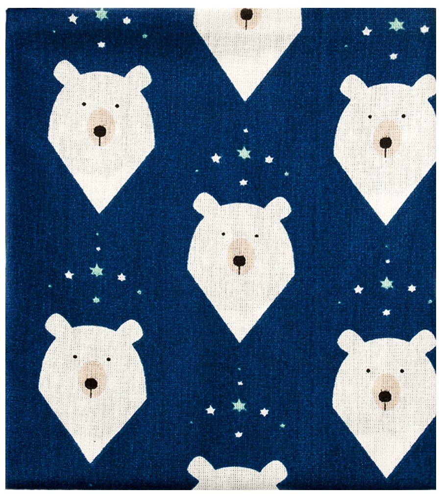 Amarobaby Пододеяльник Белые Медведи 147 х 112 см, цвет: синий - фото №3
