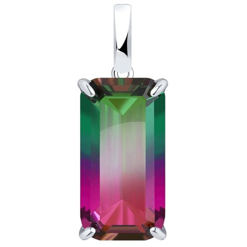 фото Серебряная подвеска sokolov 92030676 с ситаллом diamant-online