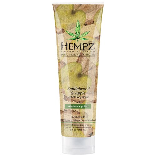 Скраб для тела Hempz body Scrub - Sandalwood  & Apple - Сандал и яблоко, 265 мл