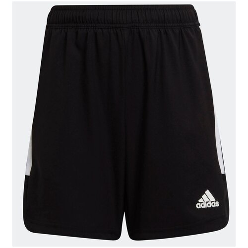 фото Шорты дет. спорт. ha3571/(con22 md sho y)/black/white/размер 164 adidas
