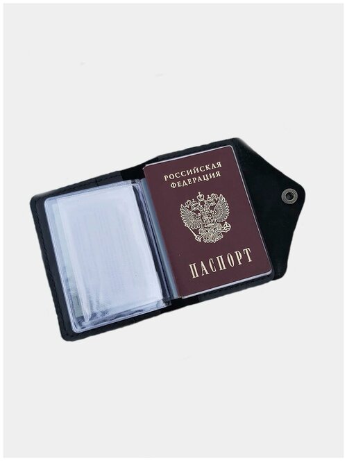 Документница для паспорта BOCHAROFF, черный
