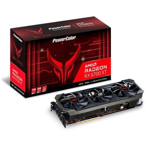 Видеокарта PowerColor AMD Radeon RX 6700XT 12GBD6-3DHL