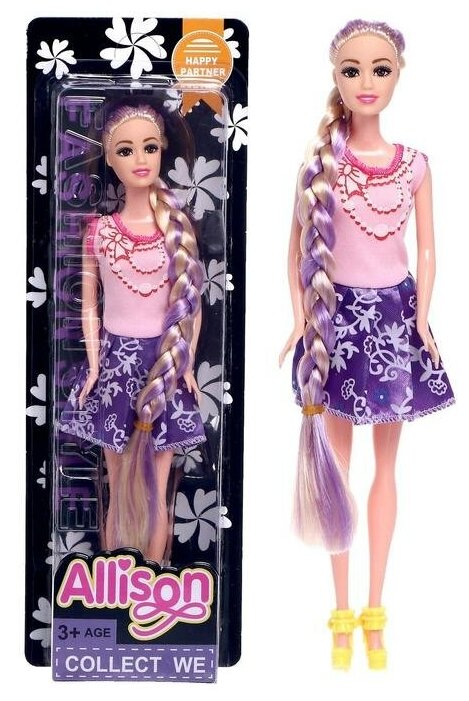 Кукла-модель «Карина» в платье, микс. 