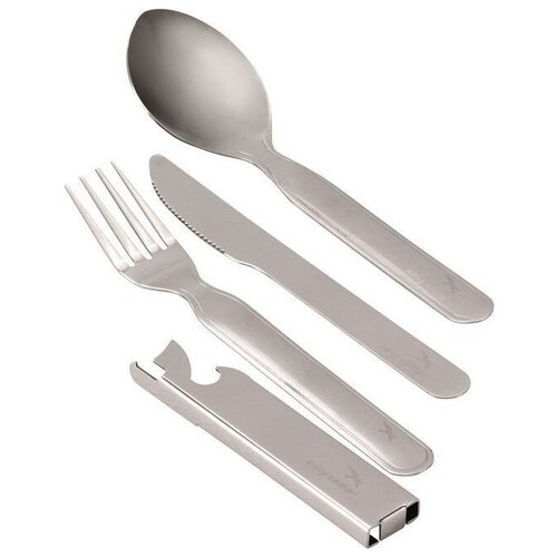 Easy Camp Travel Cutlery Deluxe, серебристый