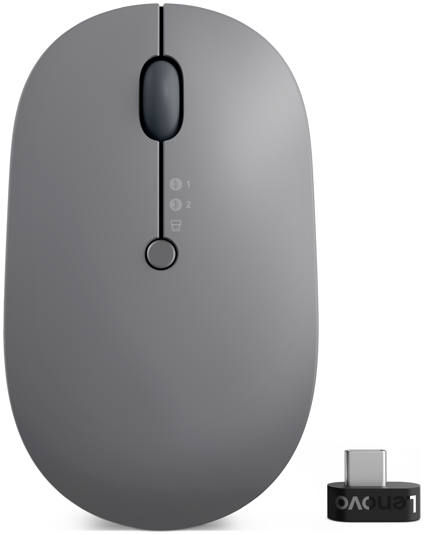 Мышь беспроводная Lenovo Go Wireless Multi-Device Mouse (4Y51C21217), серый