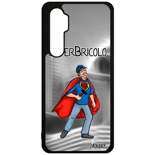 фото Стильный чехол для телефона // xiaomi mi note 10 lite // "супермастер" специалист герой, utaupia, светло-зеленый