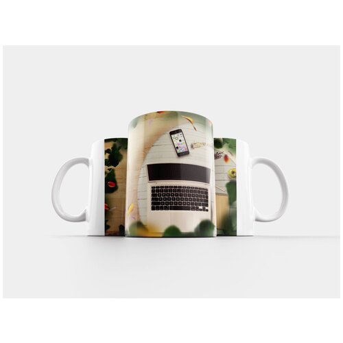 фото Кружка "блокнот, мобильный, ноутбук" 320 мл lotsprints